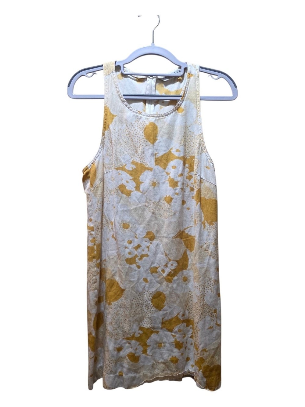 Trina Turk Sleeveless Midi Dress — Yellow & White Floral
